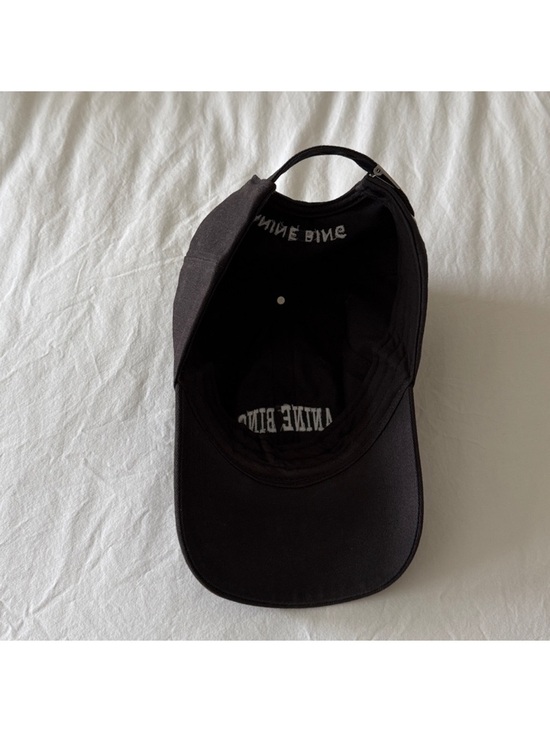 ? FINAL SALE ? Anine Bing in Vintage Black Jeremy Baseball Cap in GUC